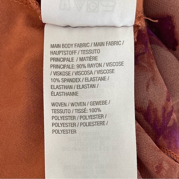 LOGO by Lori Goldstein Women’s Open Front Ruffle Cardigan Size S Chiffon - Picture 8 of 9